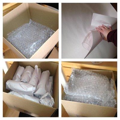 FRAGILE items packing