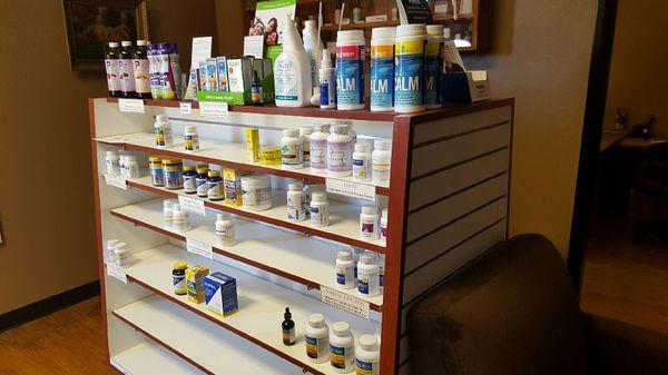 We carry a large line of professional supplements. If we don't have what you need, ask about ordering.