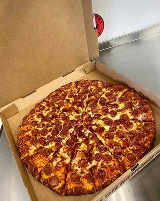 X-LARGE PEPPERONI!!