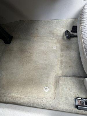 Dirty carpet