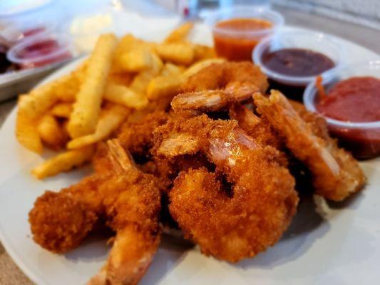 Shrimp and fries