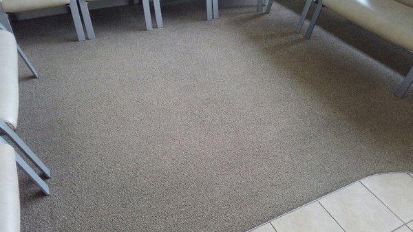 Waiting Room Office Carpet Cleaning