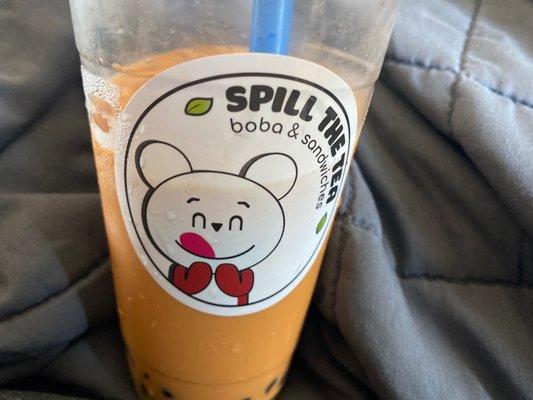 Thai Milk Boba Tea