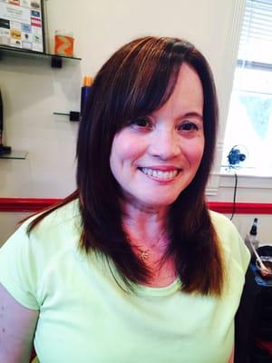 Deborah Blackwell of Fifty Shades Hair Studio is a stylist who understands her client's hair and lifestyle.