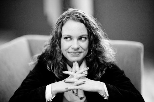 Environmental-looking actor's headshot of Cindy Cornelsen, photographed in my studio.