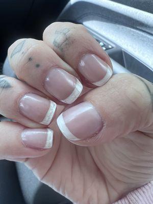 Gel manicure only 24 hours later!