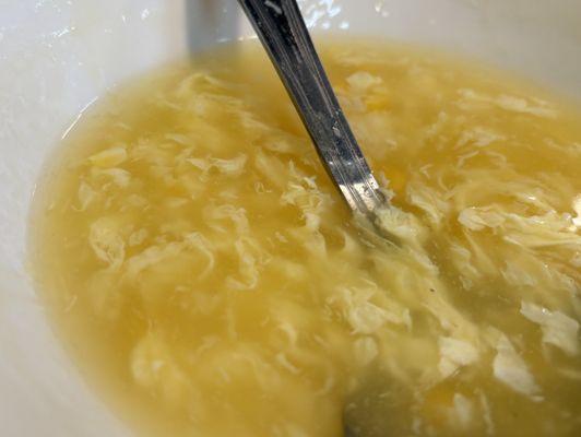 Egg drop soup so delicious