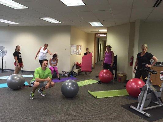 We specialize in the development and implementation of Employee Wellness Programs, centered around on-site group exercise classes!