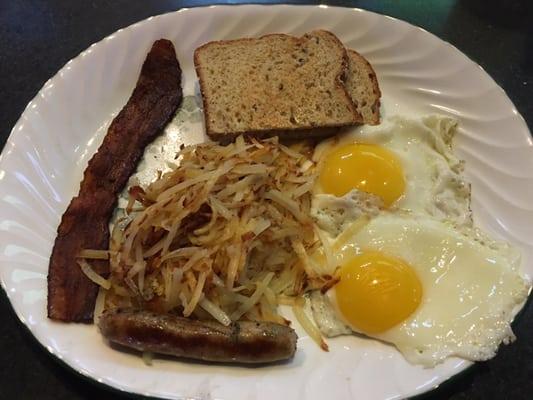 Breakfast was delightful, this is the -1 bacon plate..