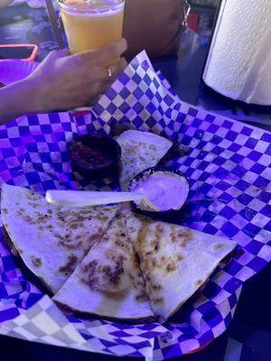 Phili cheese steak quesadilla