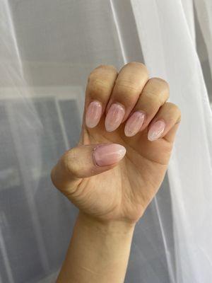 Gel tip manicure