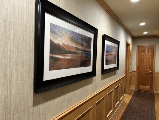 Hallway to patient treatment rooms