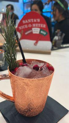 Cranberry Ginger Mule