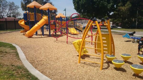 Different view of the playground