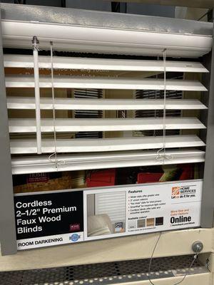 Cordless blinds