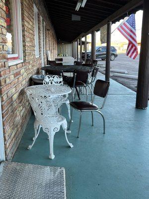 Outdoor seating