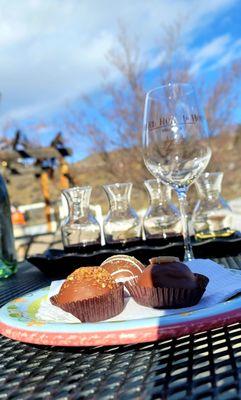 Truffles and wine tasting