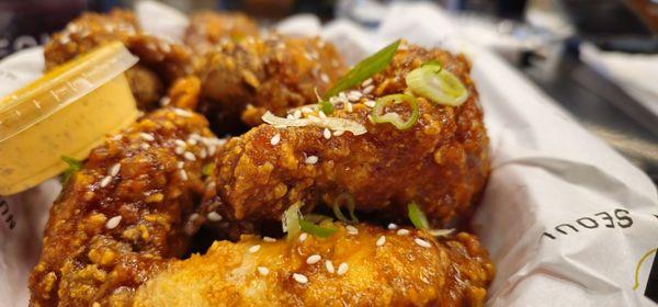 Honey soy garlic wings