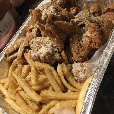 Chicken and French Fries