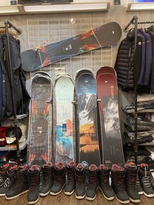 Never Summer boards have arrived!