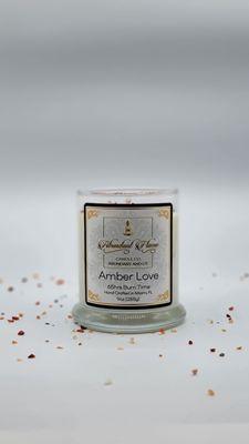 9oz Amber Love Soy wax Candle