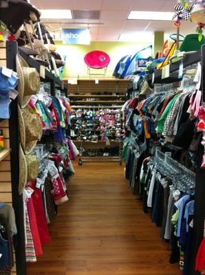 Our clothing sizes range from preemie and infant, all the way up to size 14 in both girls and boys