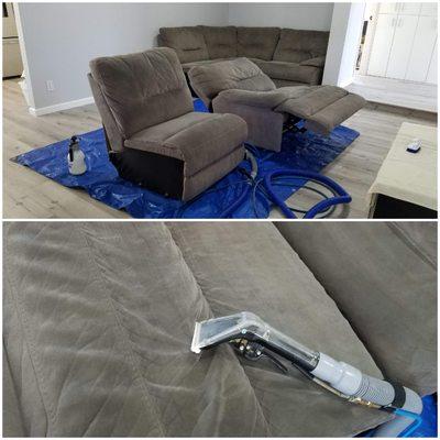 Upholstery steam cleaning 
818 742 5326