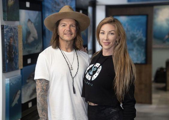 Sink or Swim Studio & Gallery owners, Deano & Erin Cook.