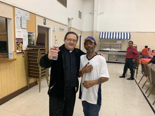 Mr. Ruben Garza and Fr. Miguel Solórzano