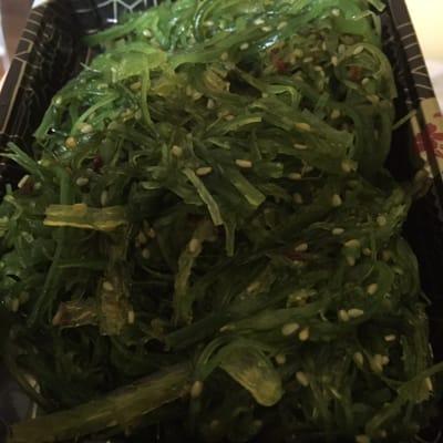 Seaweed salad. Yum.