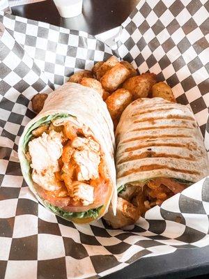 Grilled Buffalo Chicken Wrap