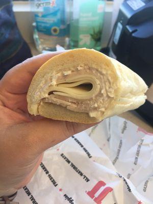 $8 Turkey & Cheese Sub