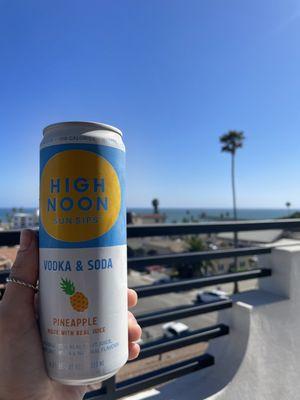 Rooftop refreshments