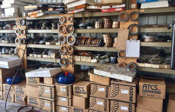 We keep many parts in stock at all times.