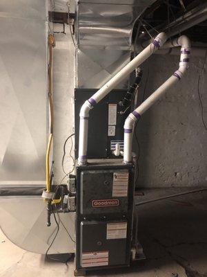 New HE Goodman Furnace Install (South Side)