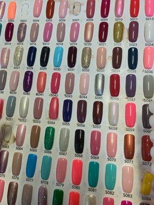 Nail polish colors