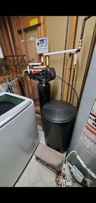 Expertly installed water softener