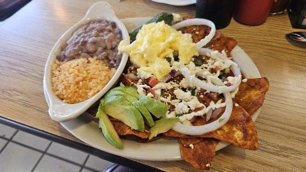 The Chilaquiles were not good. Very thin, soggy, and cold.