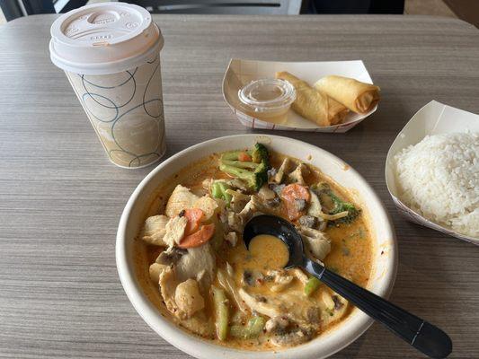 C1. Red Curry and Thai Iced Tea