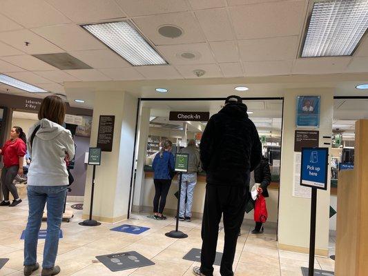 Pharmacy waiting area.