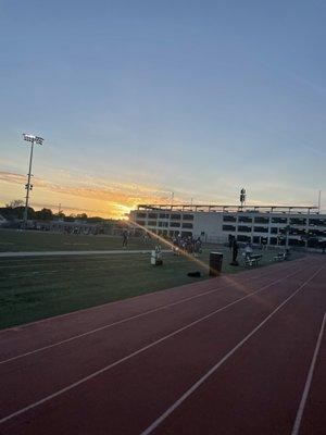 Wednesday night track workout session!