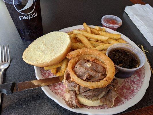 Prime rib sammy