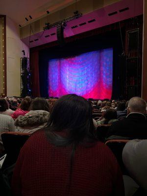 Getting ready for Hairspray musical to begin!