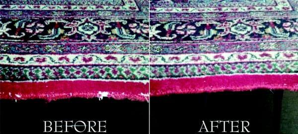 Rug Repair (before and after)