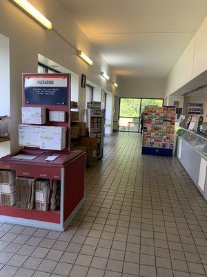 Oglethorpe post office - customer lobby