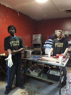 These guys graciously agreed to fix our lunch after closing time! And their food didn't disappoint!