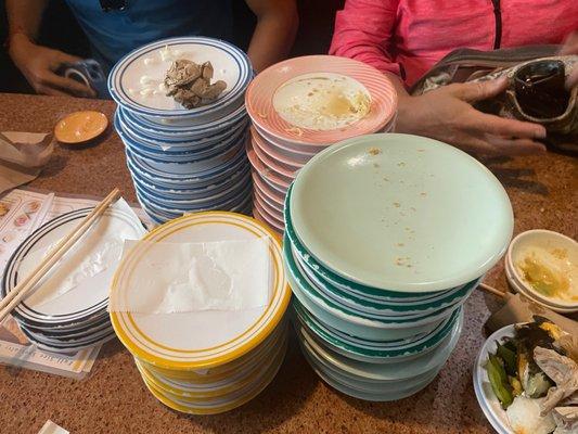 49 plates for $174.00