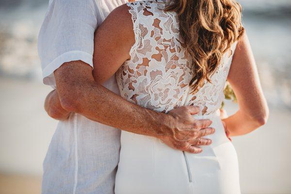 Back of wedding dress