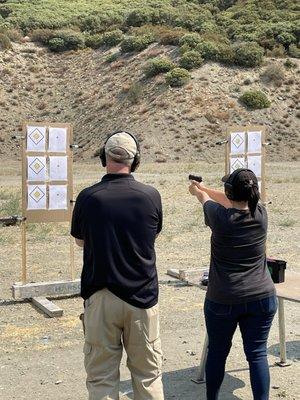 Practicing shooting is 1 on 1 and he walked me through everything.