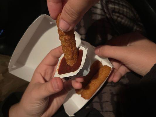 Burger King mozzarella stick